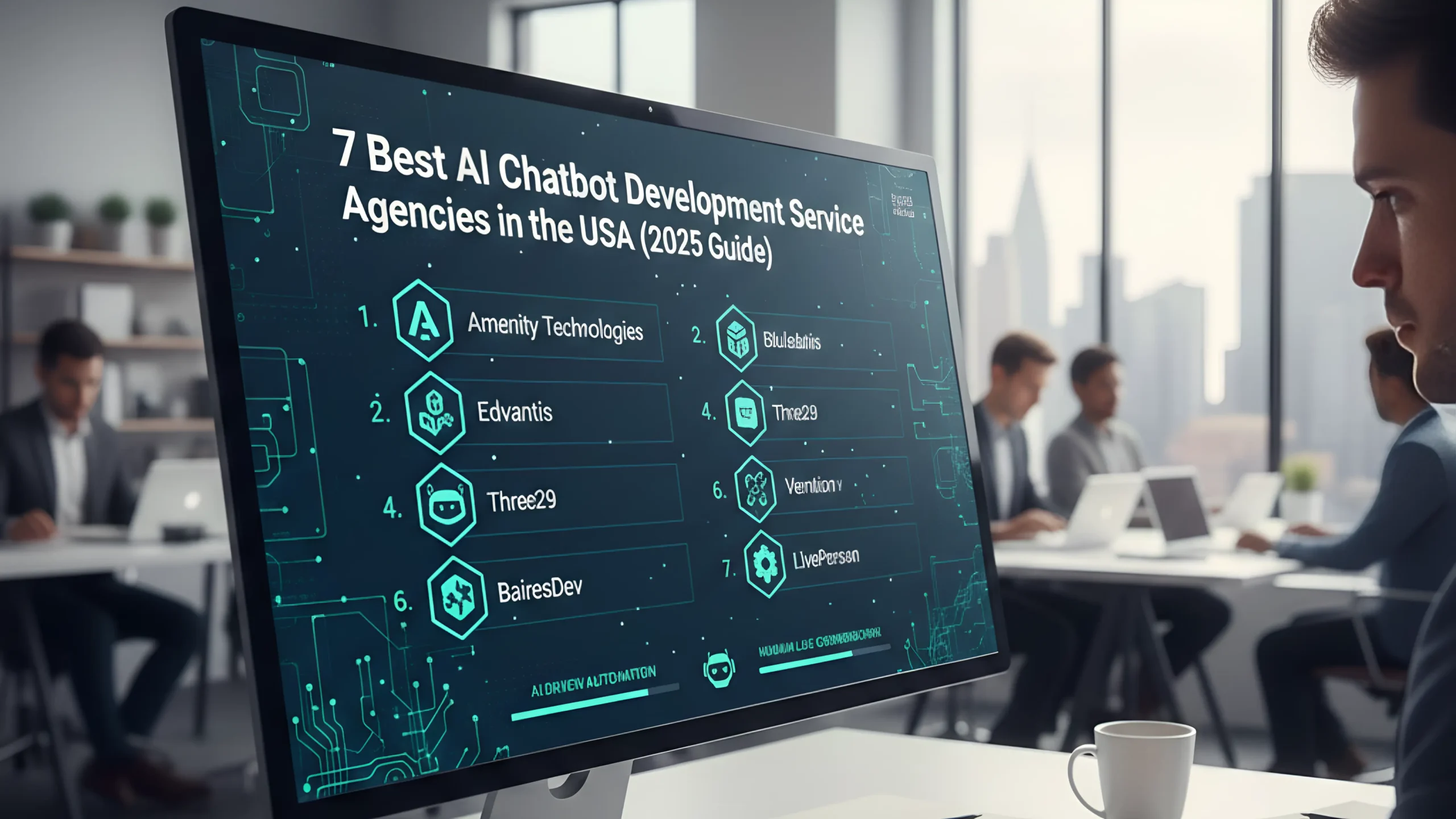 7 Best AI Chatbot Development Service Agencies in the USA (2025 Guide)