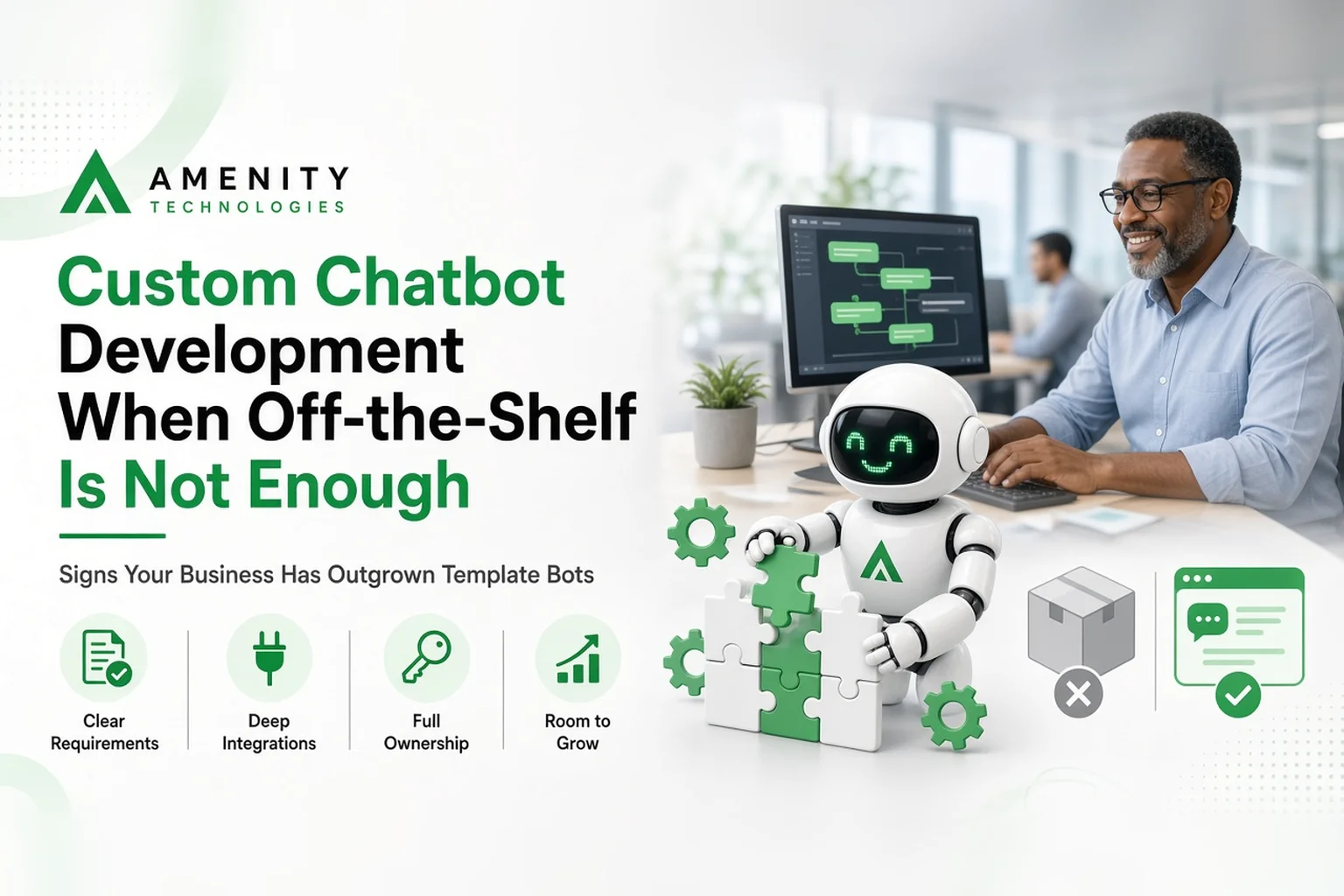 Custom Chatbot Development: When Off-the-Shelf Is Not Enough