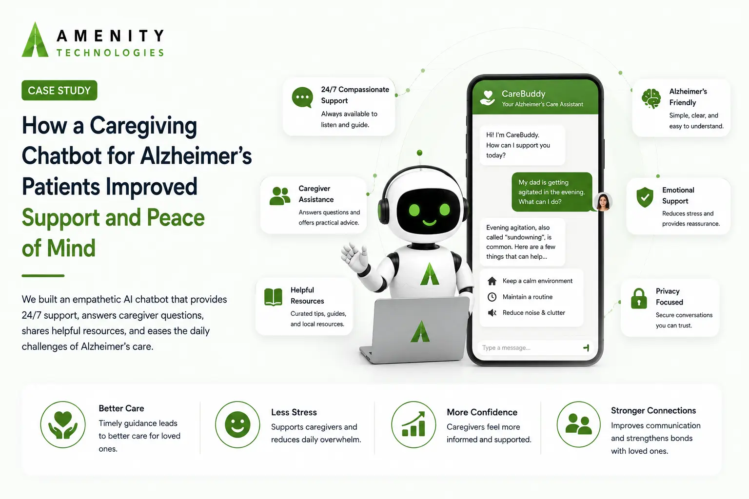 Caregiving chatbot for Alzheimer's patients