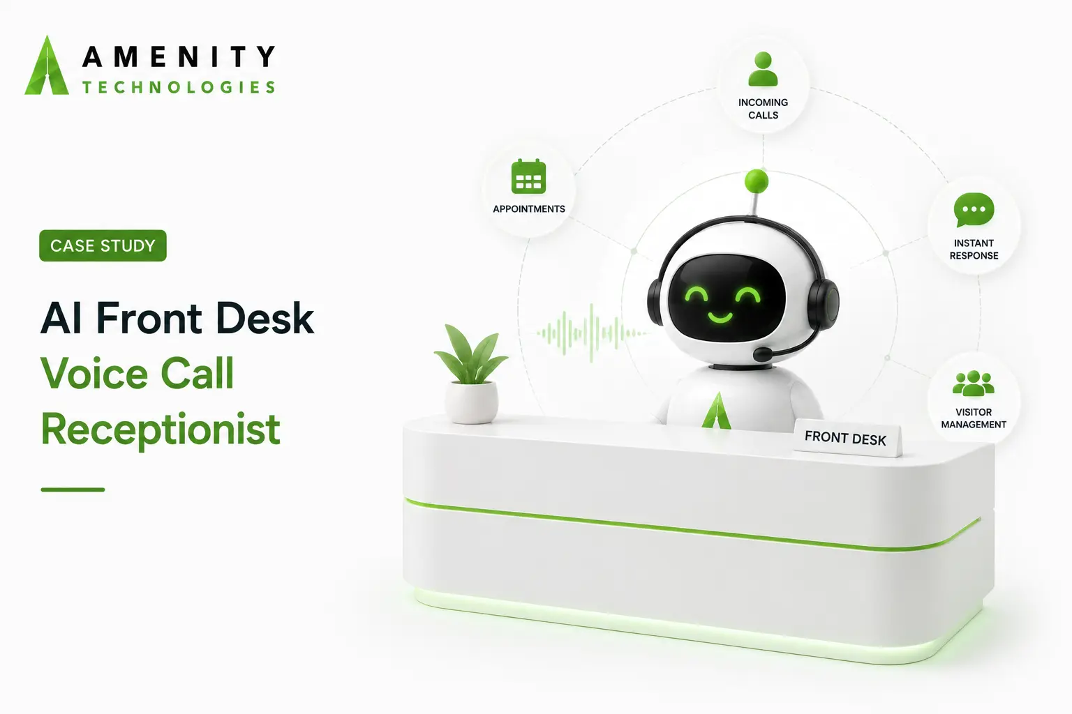 AI front desk voice call receptionist