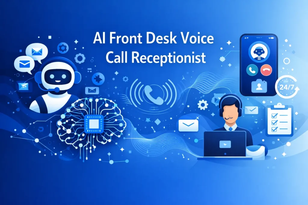 AI front desk voice call receptionist