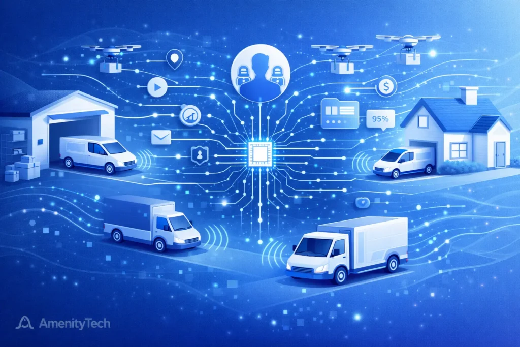 From Warehouse to Doorstep: Orchestrating Autonomous Fleets with Multi-Agent Systems
