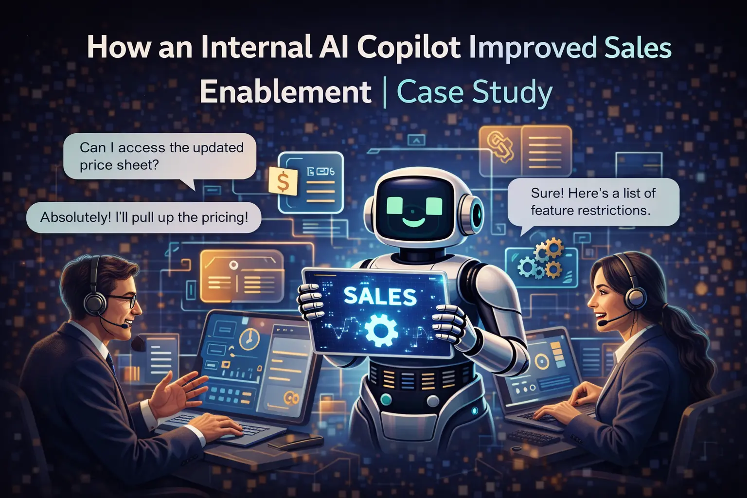 Internal AI Copilot Improved Sales Enablement
